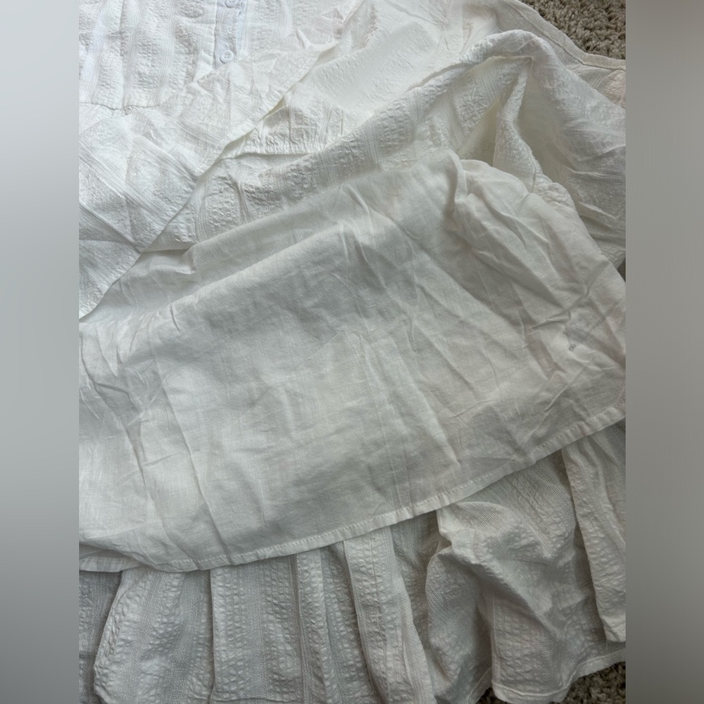 Hayden Los Angeles White Patterned Mini Dress Size Small - Picture 6 of 9